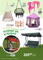 Gazetka promocyjna Carrefour - Gazetka Ogród - Gazetka - ważna od 03.04 do 03.04.2021 - strona 11 - produkty: Huśtawka, Stół, Dzieci, Krzesło, Fotel