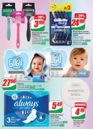 Gazetka promocyjna Dino - Gazetka - ważna od 25.02 do 25.02.2025 - strona 61 - produkty: Pieluchy, Szynka, Always, Ziaja, Podpaski, Maszynka, Maszynka do golenia