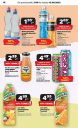 Gazetka promocyjna Netto - Gazetka - ważna od 12.08 do 12.08.2023 - strona 10 - produkty: Sok, Por, Mus, Napój energetyczny, Tiger, Napój izotoniczny, Sport, Tymbark, Szyna, Woda mineralna, Woda, Napój