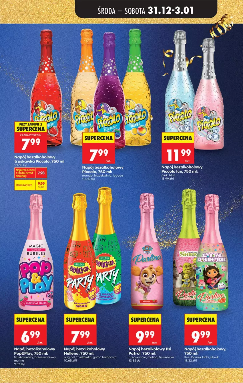 Gazetka promocyjna Biedronka - Od Czwartku - ważna 31.12.2026 do 06.01.2027 - strona 17 - produkty: Gin, Hellena, Koc, Mango, Napój, Napój bezalkoholowy