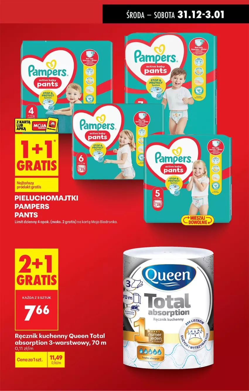 Gazetka promocyjna Biedronka - Od Czwartku - ważna 31.12.2026 do 06.01.2027 - strona 21 - produkty: Fa, Pampers, Top