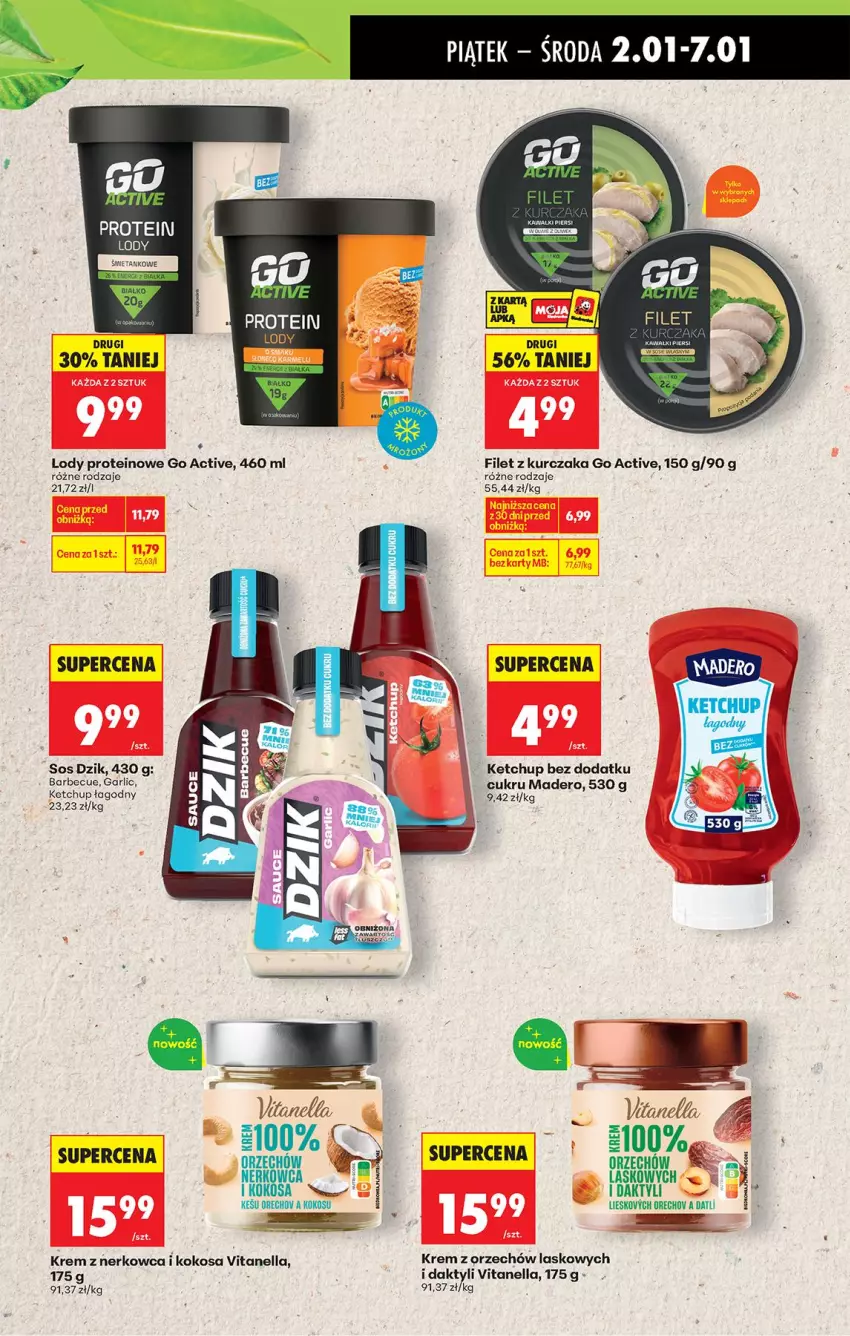 Gazetka promocyjna Biedronka - Od Czwartku - ważna 31.12.2026 do 06.01.2027 - strona 49 - produkty: Ketchup, Kokos, Kurczak, Lody, Sos