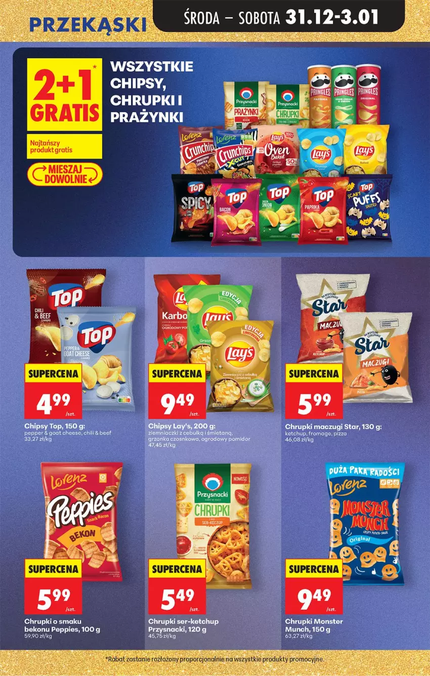 Gazetka promocyjna Biedronka - Od Czwartku - ważna 31.12.2026 do 06.01.2027 - strona 59 - produkty: Beko, Chipsy, Chrupki, Gra, Ketchup, Koc, Przysnacki, Ser