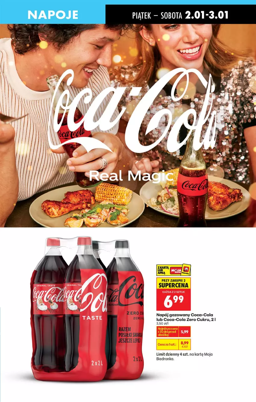 Gazetka promocyjna Biedronka - Od Czwartku - ważna 31.12.2026 do 06.01.2027 - strona 65 - produkty: Coca-Cola, Napój, Napój gazowany