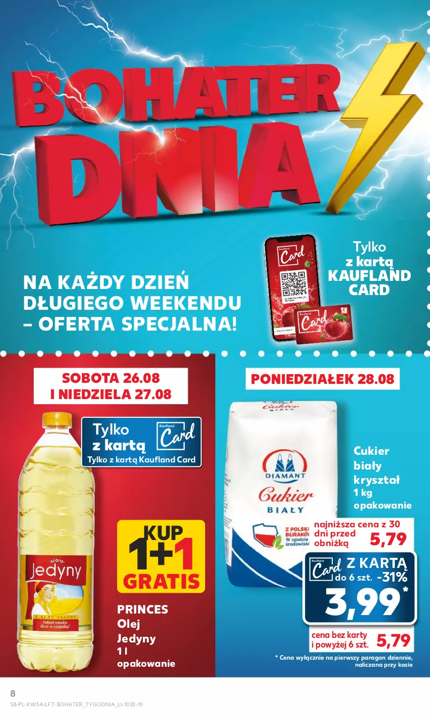 Gazetka promocyjna Kaufland - Gazetka tygodnia - ważna 24.08 do 30.08.2023 - strona 8 - produkty: Cukier, Gra, Olej