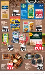Gazetka promocyjna Kaufland - Gazetka tygodnia - Gazetka - ważna od 30.08 do 30.08.2023 - strona 41 - produkty: Inka, Kawa zbożowa, Borówka, Cukier, Kawa ziarnista, Nesquik, Kawa, Karp, Skarpetki, Herbata czarna, Prima, Herbata, Kakao, Napój, Herbapol, Babeczki