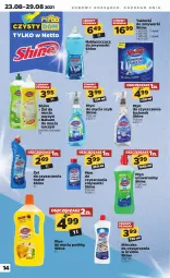Gazetka promocyjna Netto - Gazetka - ważna od 28.08 do 28.08.2021 - strona 14 - produkty: Do mycia naczyń, Płyn do mycia podłóg, Balsam do mycia naczyń, Tablet, Mleczko, Płyn do mycia, Zmywarki, Tabletki do zmywarki