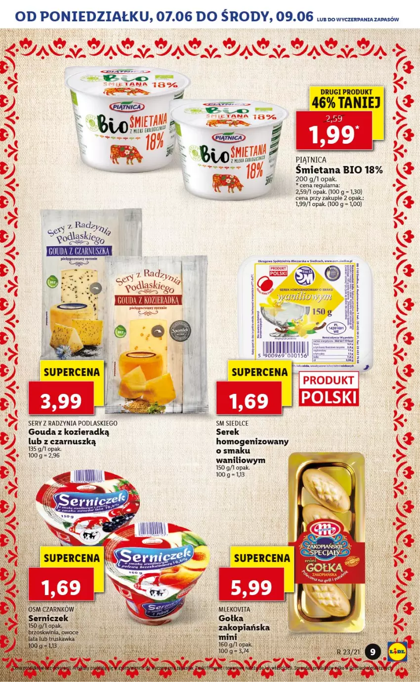 Gazetka promocyjna Lidl - TYDZIEŃ REGIONALNY - ważna 07.06 do 11.06.2021 - strona 14 - produkty: HP, Mleko, Mlekovita, Piątnica