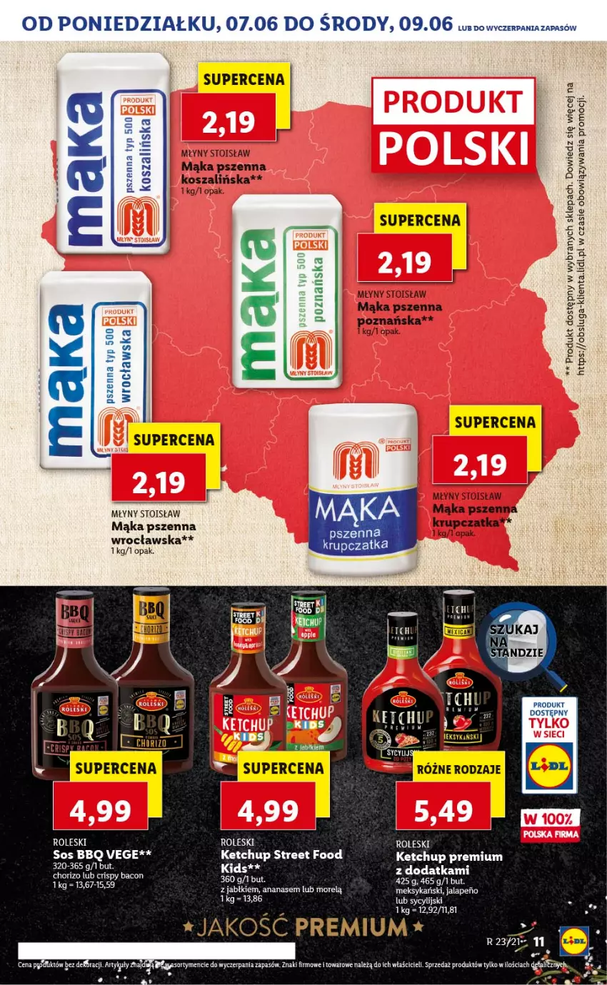 Gazetka promocyjna Lidl - TYDZIEŃ REGIONALNY - ważna 07.06 do 11.06.2021 - strona 20 - produkty: Ananas, Jaja, Ketchup, Kosz, Mąka, Mąka pszenna, Sos, Szal