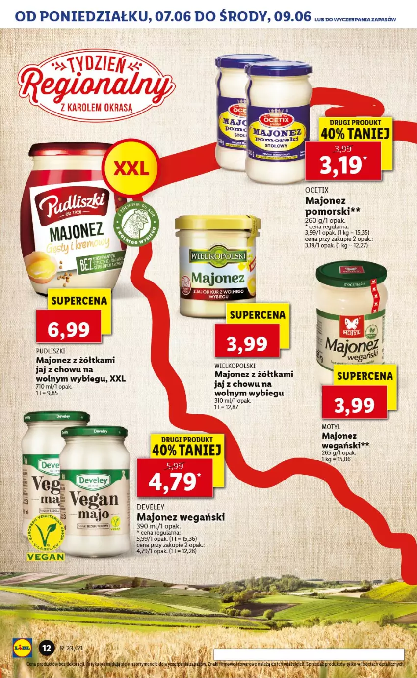 Gazetka promocyjna Lidl - TYDZIEŃ REGIONALNY - ważna 07.06 do 11.06.2021 - strona 21 - produkty: Kaki, Majonez, Ocet, Pudliszki