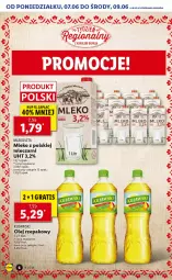 Gazetka promocyjna Lidl - TYDZIEŃ REGIONALNY - Gazetka - ważna od 11.06 do 11.06.2021 - strona 9 - produkty: Kujawski, Mlekovita, Olej rzepakowy, Olej, Mleko