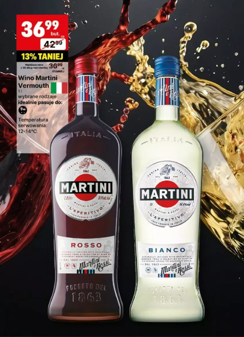 Gazetka promocyjna Delikatesy Centrum - ważna 16.12 do 29.12.2024 - strona 21 - produkty: Martini, Ser, Vermouth, Wino