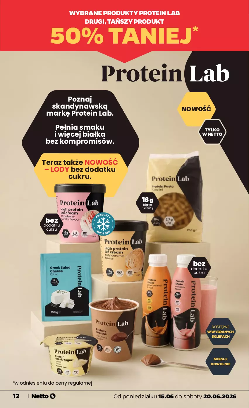Gazetka promocyjna Netto - Od Poniedziałku - ważna 15.06 do 20.06.2026 - strona 12 - produkty: Lody, Tera