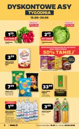 Gazetka promocyjna Netto - Od Poniedziałku - Gazetka - ważna od 20.06 do 20.06.2026 - strona 2 - produkty: Mus, Chipsy, Dallmayr, Kawa mielona, Kawa, Muszynianka, Mąka, Tymbark, Basia, Danio, Woda mineralna, Mąka pszenna, Woda, Lay’s, Napój, Rzodkiewka, Nestlé
