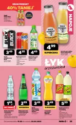 Gazetka promocyjna Netto - Od Poniedziałku - Gazetka - ważna od 20.06 do 20.06.2026 - strona 25 - produkty: Sok, Mus, Napój energetyczny, Lemoniada, Coca-Cola, Napoje, Lack, Aloe vera, Schweppes, Napój gazowany, Szyna, Kubuś Waterrr, Fanta, Woda mineralna, Kubuś, Woda, Sprite, Napój, Cisowianka, Fa