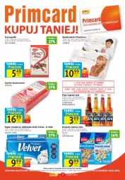 Gazetka promocyjna Prim Market - Gazetka - ważna od 11.05 do 11.05.2022 - strona 7 - produkty: Piwo, Sok, Ser, Papier, Orzeszki, Pekpol, Primavera, Dr Gerard, Papier toaletowy, Velvet, Szynka konserwowa, Szynka, Prima, Felix, Orzeszki ziemne, Captain Jack