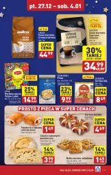 Gazetka promocyjna Aldi - Pełna oferta - Gazetka - ważna od 04.01 do 04.01.2025 - strona 13 - produkty: Piec, Ser, Kawa ziarnista, Kawa, Tortilla, Herbata czarna, Pieczarka, Lipton, Kapustą, Lavazza, Chleb, Herbata, Bułka