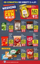 Gazetka promocyjna Aldi - Pełna oferta - Gazetka - ważna od 04.01 do 04.01.2025 - strona 26 - produkty: Gra, Kamyki arachidowe, Chipsy, Czekolada, Miód, Danio, Cappuccino, Precelki, Herbata, Nestlé