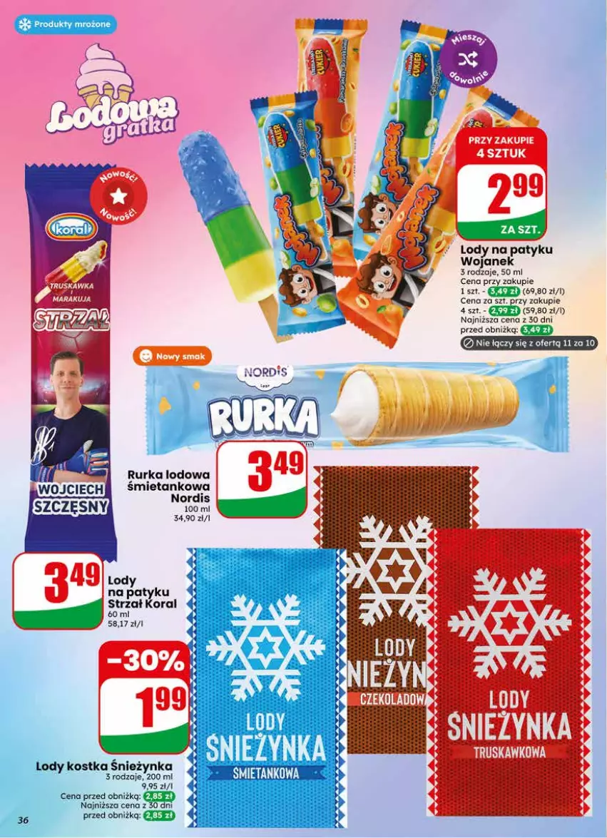 Gazetka promocyjna Dino - Gazetka 24 / 2026 - ważna 10.06 do 16.06.2026 - strona 36 - produkty: Lody, Produkty mrożone