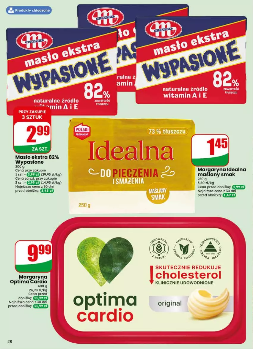 Gazetka promocyjna Dino - Gazetka 24 / 2026 - ważna 10.06 do 16.06.2026 - strona 48 - produkty: Gin, Margaryna, Masło, Optima, Optima Cardio