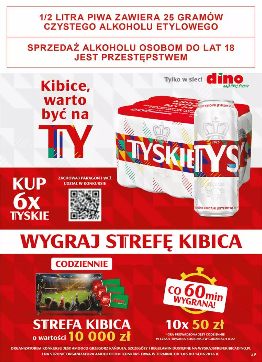 Gazetka promocyjna Dino - Gazetka 24 / 2026 - ważna 10.06 do 16.06.2026 - strona 59 - produkty: BIC, Gra, Piwa