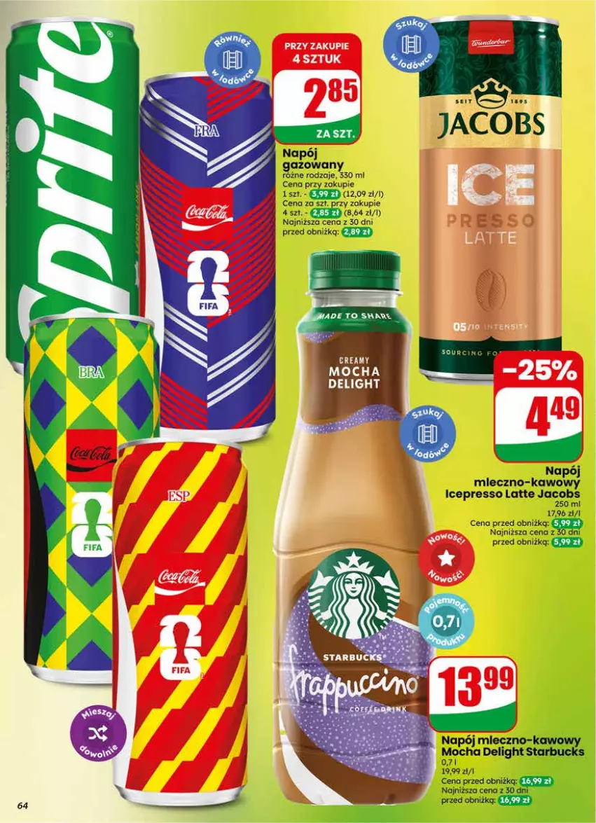 Gazetka promocyjna Dino - Gazetka 24 / 2026 - ważna 10.06 do 16.06.2026 - strona 64 - produkty: Jacobs, Miecz, Napój
