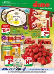 Gazetka promocyjna Dino - Gazetka 24 / 2026 - Gazetka - ważna od 16.06 do 16.06.2026 - strona 1 - produkty: Mokra karma, Lody, Rogal, Kakao