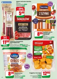 Gazetka promocyjna Dino - Gazetka 24 / 2026 - Gazetka - ważna od 16.06 do 16.06.2026 - strona 52 - produkty: Kurczak, Sałatka, Sok, BIC, Salami, Sokołów, Parówki, Parówki z szynki, Sałat, Tarczyński, Kabanos, Gyros, Lisner, Fa