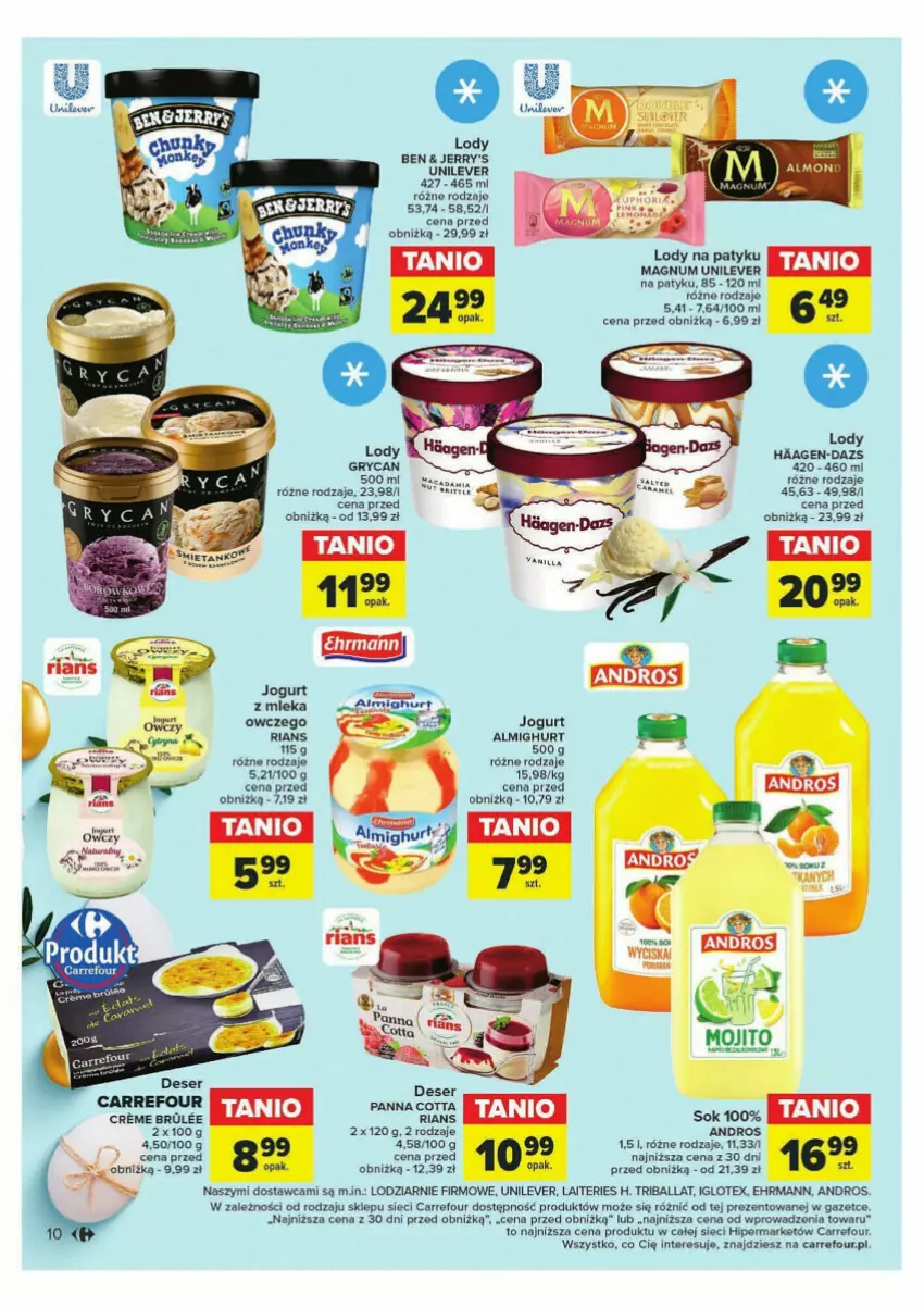 Gazetka promocyjna Carrefour - ważna 19.03 do 30.03.2024 - strona 2 - produkty: Gry, Jogurt, Lody