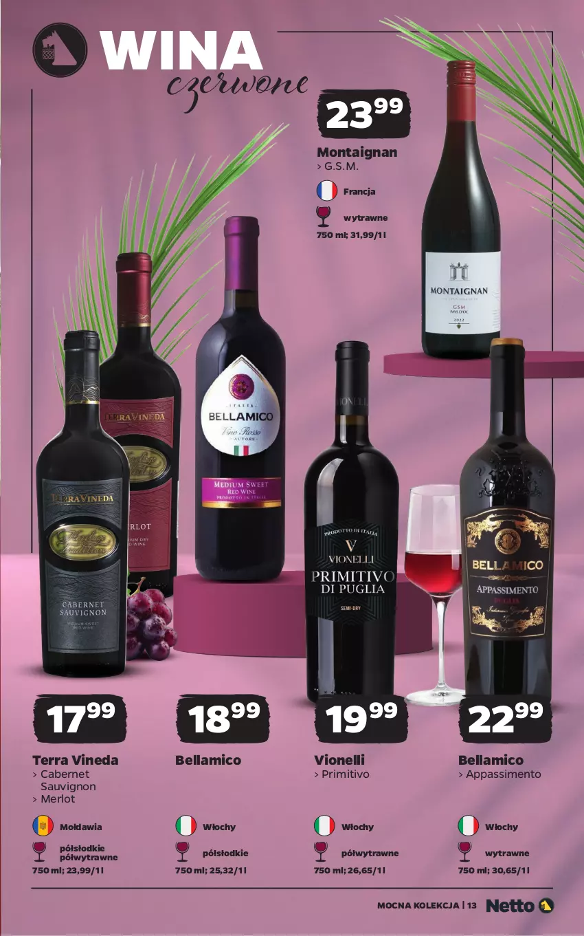 Gazetka promocyjna Netto - Alkohole - Mocne - ważna 20.07 do 01.08.2026 - strona 13 - produkty: Bell, Bella, Cabernet Sauvignon, Merlot
