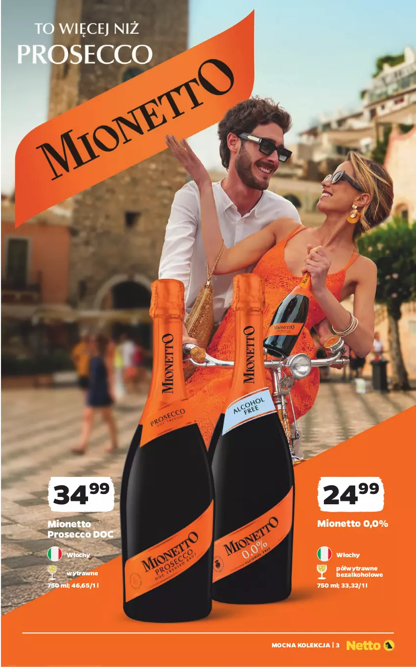 Gazetka promocyjna Netto - Alkohole - Mocne - ważna 20.07 do 01.08.2026 - strona 3 - produkty: Mionetto, Prosecco