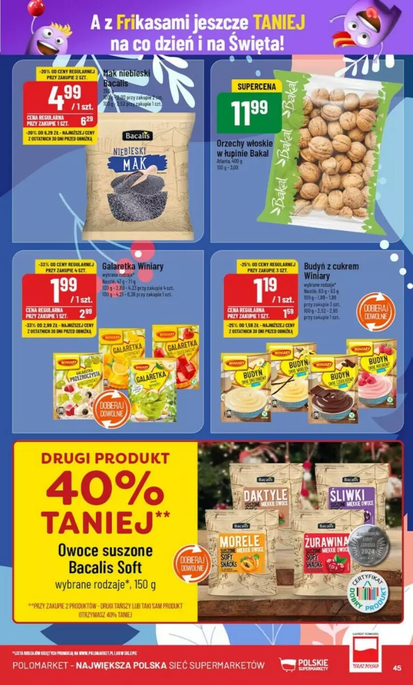 Gazetka promocyjna PoloMarket - ważna 04.12 do 10.12.2024 - strona 40 - produkty: Budyń, Orzechy włoskie, Winiary