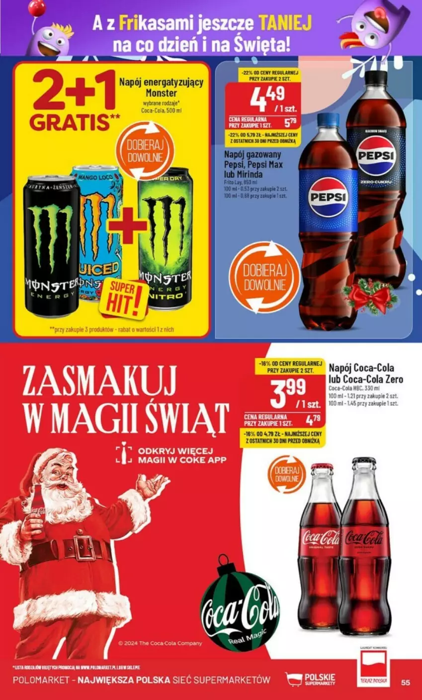 Gazetka promocyjna PoloMarket - ważna 04.12 do 10.12.2024 - strona 51 - produkty: Coca-Cola, Napój