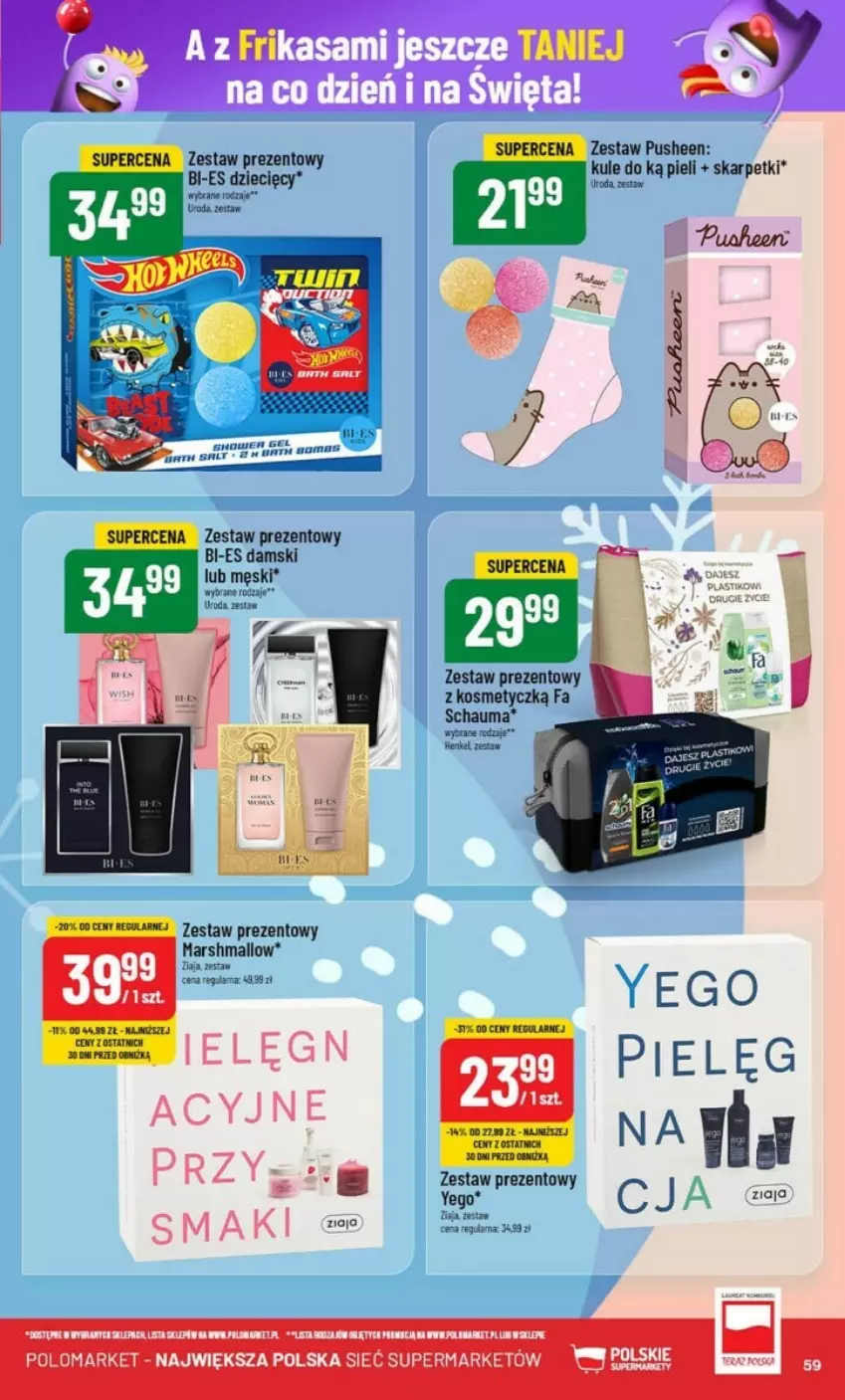 Gazetka promocyjna PoloMarket - ważna 04.12 do 10.12.2024 - strona 55 - produkty: Fa, Karp, Mars, Schauma, Skarpetki, Zestaw prezentowy