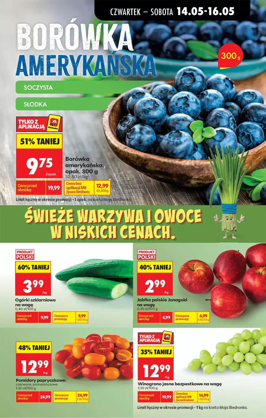 Gazetka promocyjna Biedronka - Od Czwartku - ważna 14.05 do 20.05.2026 - strona 27 - produkty: Jonagold, Pomidory, Wino