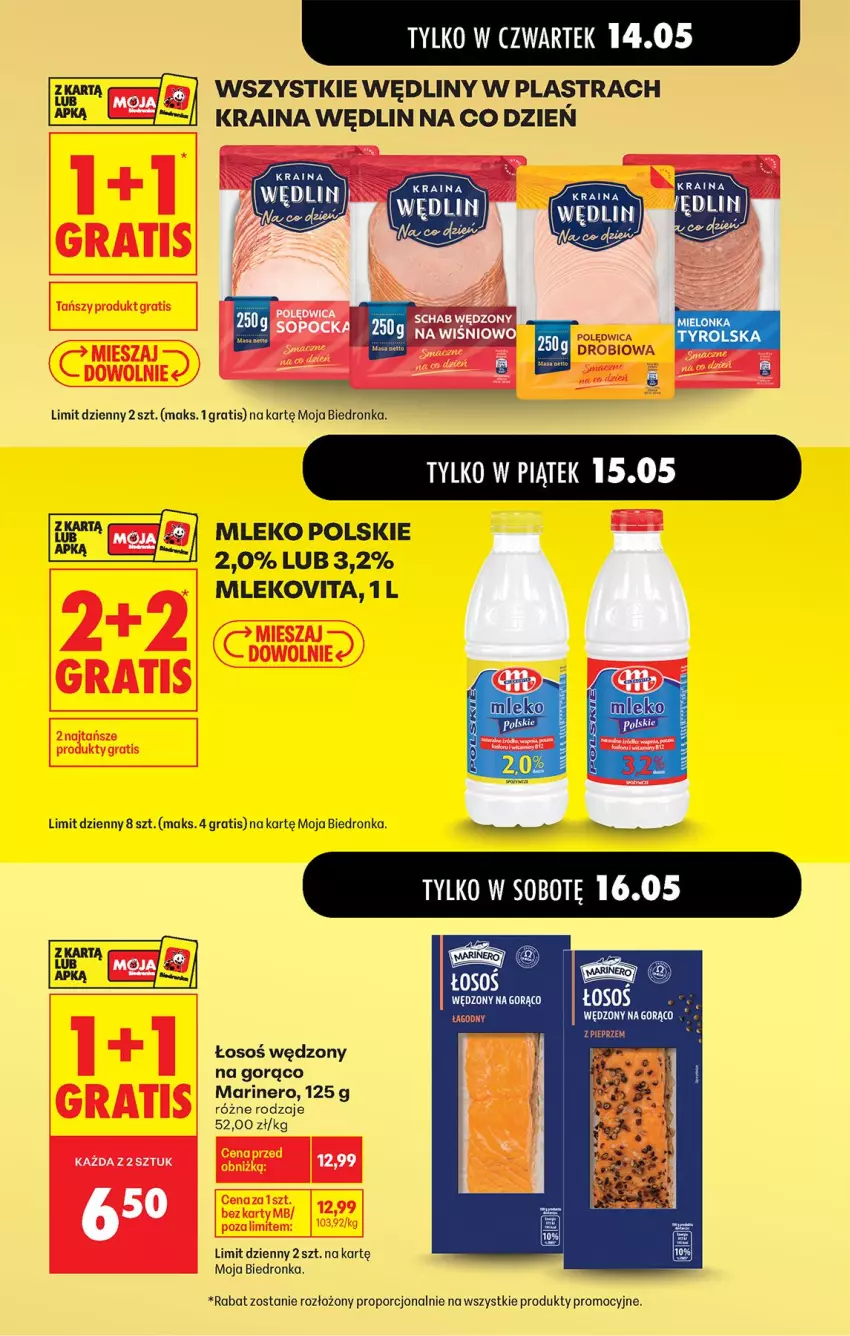 Gazetka promocyjna Biedronka - Od Czwartku - ważna 14.05 do 20.05.2026 - strona 3 - produkty: Gra, Mleko, Mlekovita, Polędwica, Por