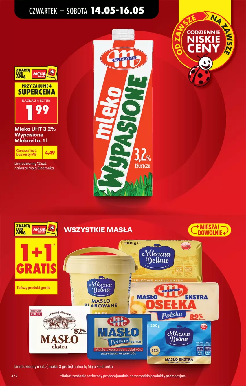 Gazetka promocyjna Biedronka - Od Czwartku - ważna 14.05 do 20.05.2026 - strona 4 - produkty: Gra, Mleko, Mlekovita, Por, Tusz