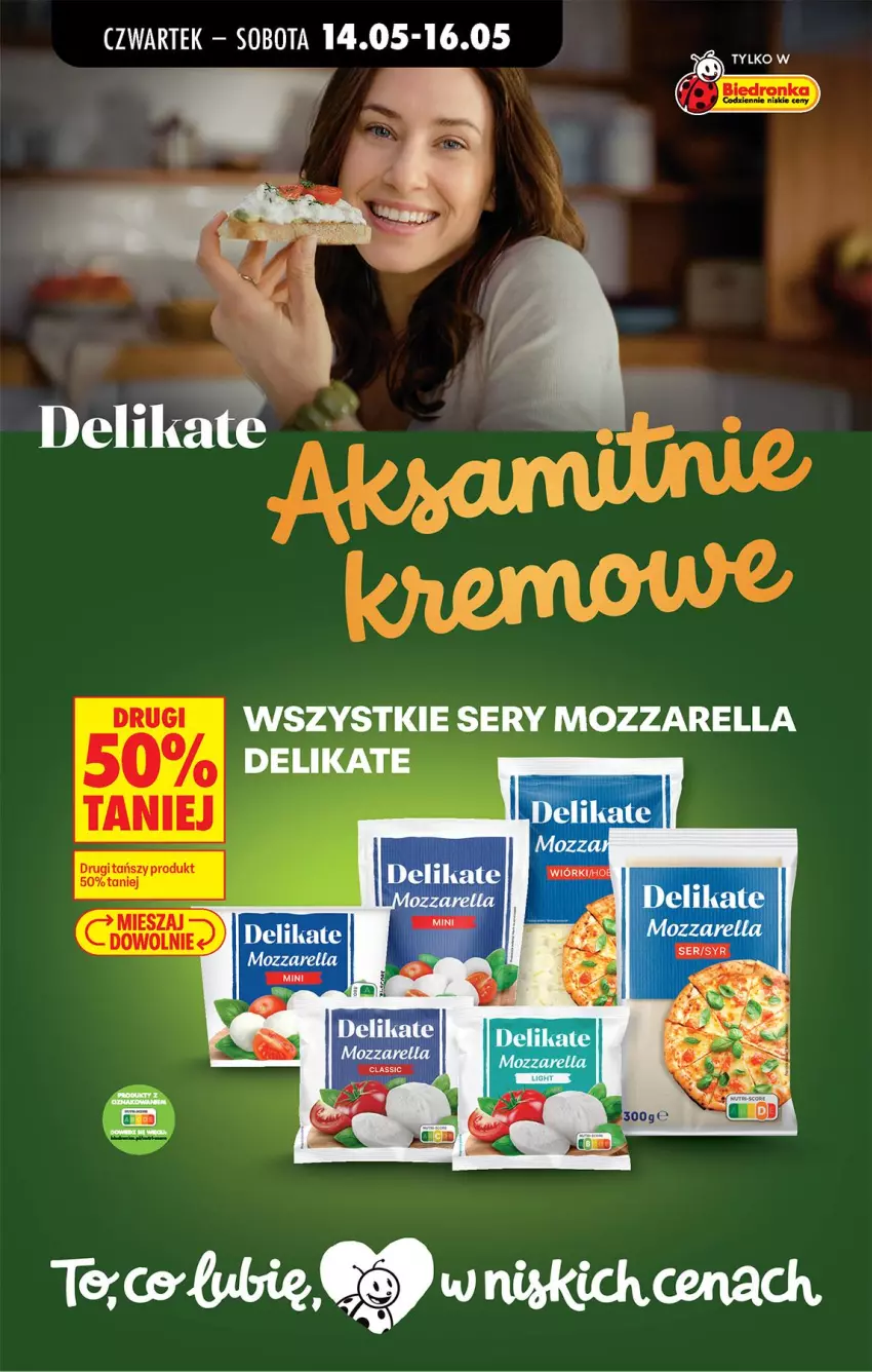 Gazetka promocyjna Biedronka - Od Czwartku - ważna 14.05 do 20.05.2026 - strona 46 - produkty: Mozzarella, Ser