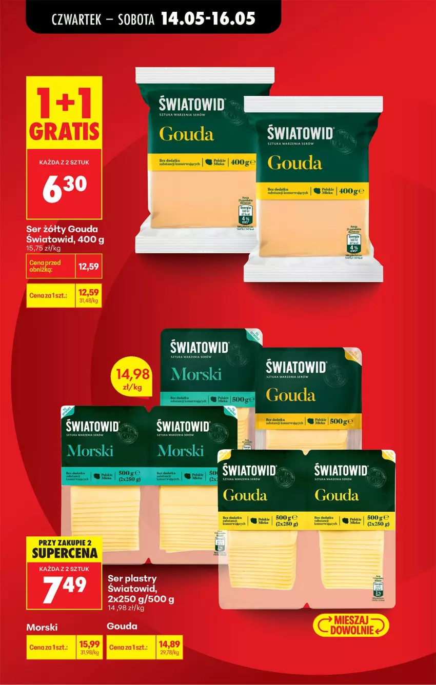 Gazetka promocyjna Biedronka - Od Czwartku - ważna 14.05 do 20.05.2026 - strona 5 - produkty: Gouda, Ser