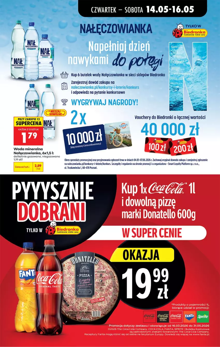 Gazetka promocyjna Biedronka - Od Czwartku - ważna 14.05 do 20.05.2026 - strona 65 - produkty: Gin, Gry, Nałęczowianka, Woda, Woda mineralna