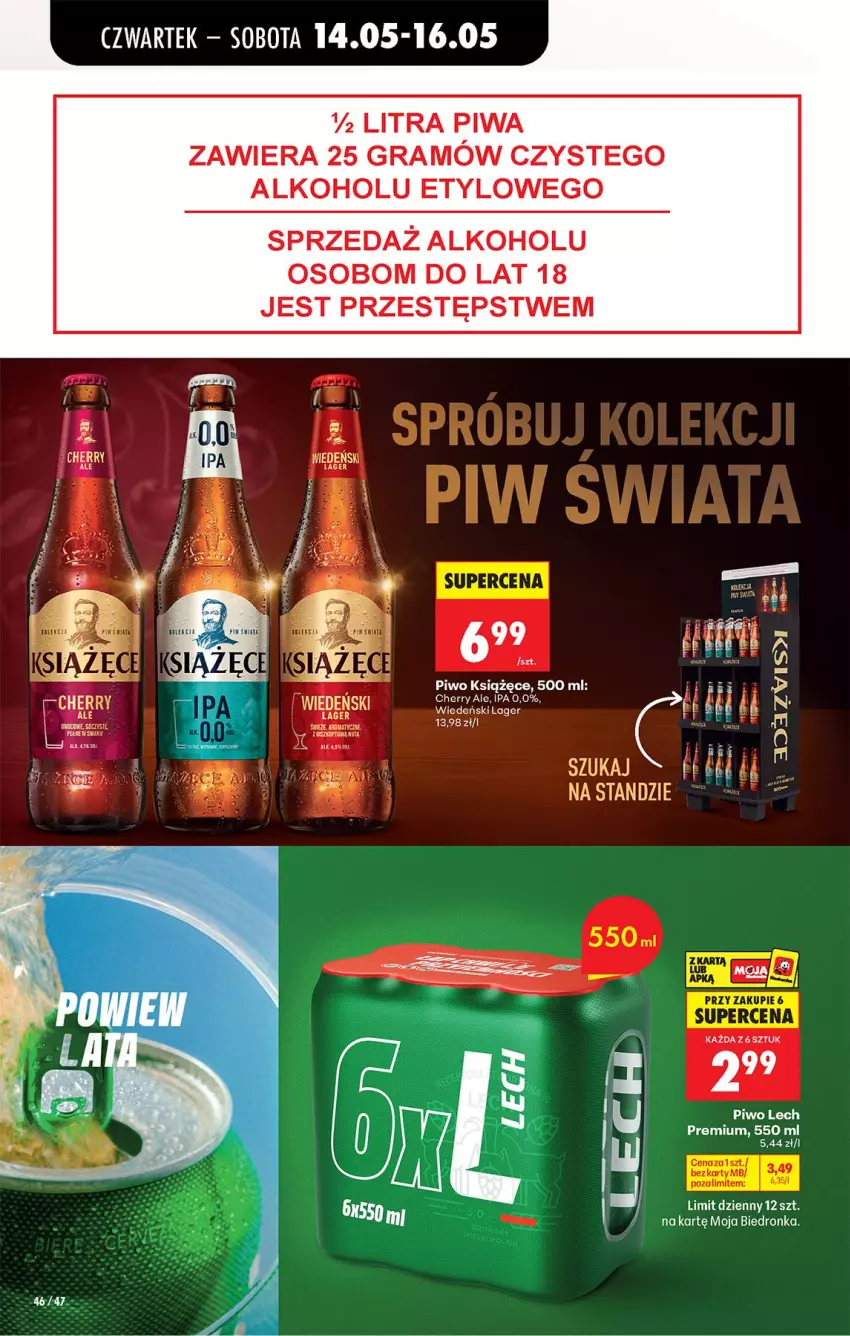 Gazetka promocyjna Biedronka - Od Czwartku - ważna 14.05 do 20.05.2026 - strona 66 - produkty: Fa, Gra, Lech Premium, Piwa, Piwo