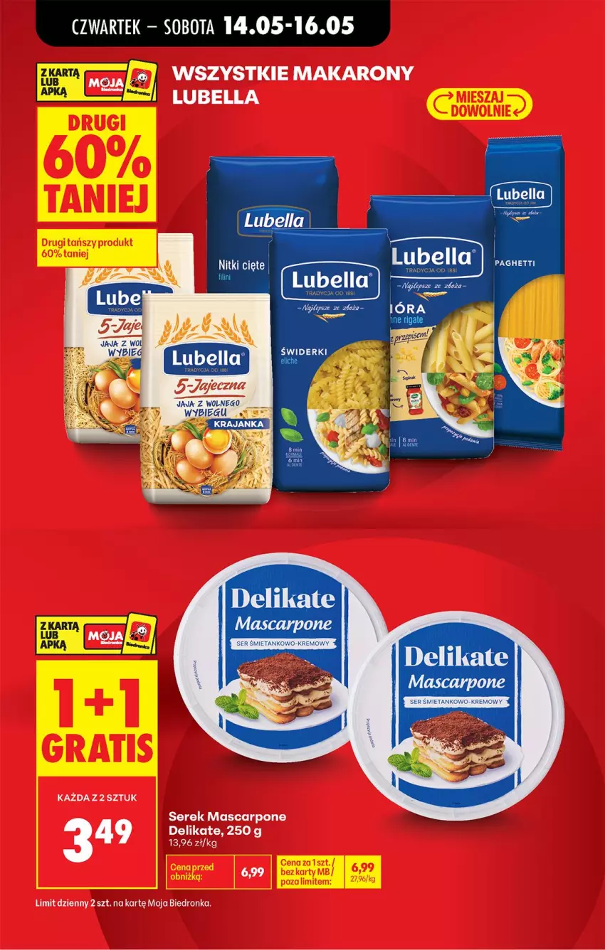 Gazetka promocyjna Biedronka - Od Czwartku - ważna 14.05 do 20.05.2026 - strona 7 - produkty: Fa, Jaja, Jaja z wolnego wybiegu, Mascarpone, Ser