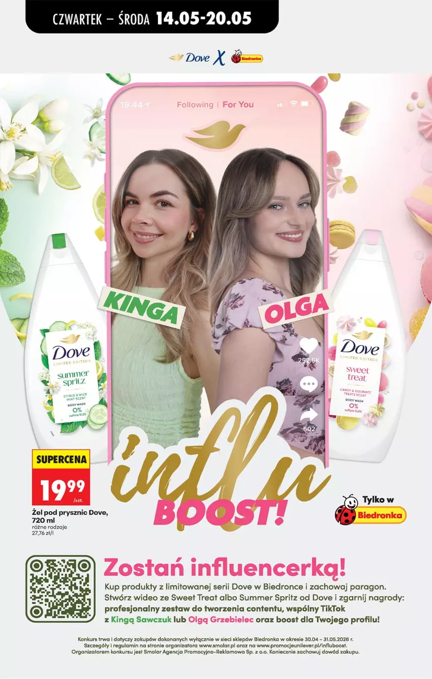 Gazetka promocyjna Biedronka - Od Czwartku - ważna 14.05 do 20.05.2026 - strona 71 - produkty: Dove, Fa, LG, Mola, Ser