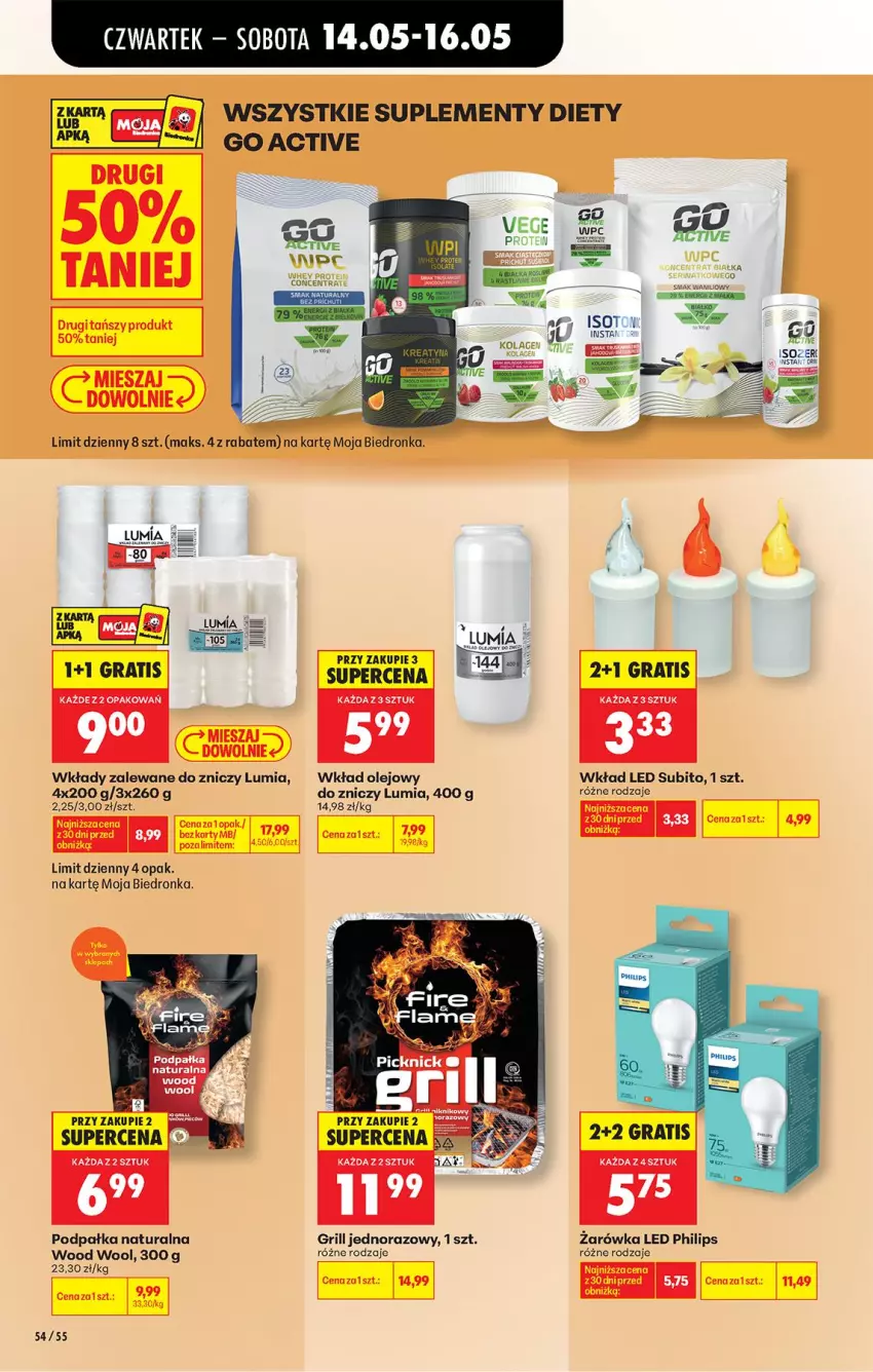 Gazetka promocyjna Biedronka - Od Czwartku - ważna 14.05 do 20.05.2026 - strona 76 - produkty: Gra, Grill, Olej, Philips, Wkład olejowy, Znicz