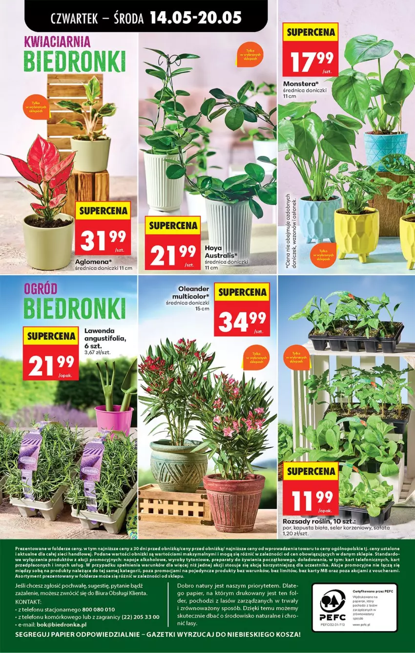Gazetka promocyjna Biedronka - Od Czwartku - ważna 14.05 do 20.05.2026 - strona 80 - produkty: Fa, Gra, Kosz, Napoje, Papier, Por, Sałat, Telefon, Tera, Wazon