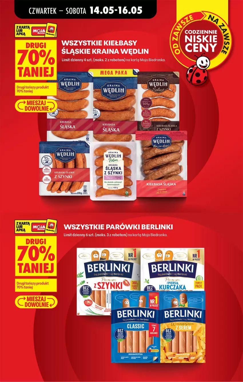 Gazetka promocyjna Biedronka - Od Czwartku - ważna 14.05 do 20.05.2026 - strona 9 - produkty: Kiełbasa, Kiełbasa śląska