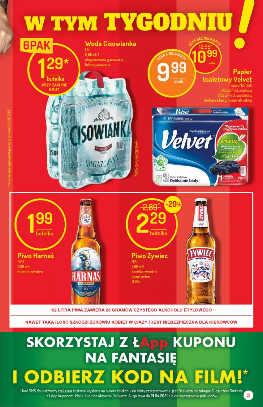 Gazetka promocyjna Delikatesy Centrum - Gazetka Delikatesy Centrum - ważna 15.04 do 21.04.2021 - strona 3 - produkty: Gra, Gry, Piec, Piwa