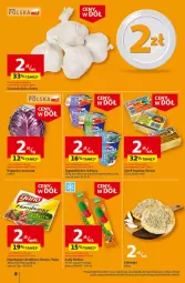 Gazetka promocyjna Auchan - Gazetka Ceny w dół Część 1 Hipermarket Auchan - Gazetka - ważna od 10.01 do 10.01.2024 - strona 8 - produkty: Cebula, Top, Ser, Bell, Kaktus, Hamburger, Czosnek, Lody, Serek, Burger, Bella, Jogobella