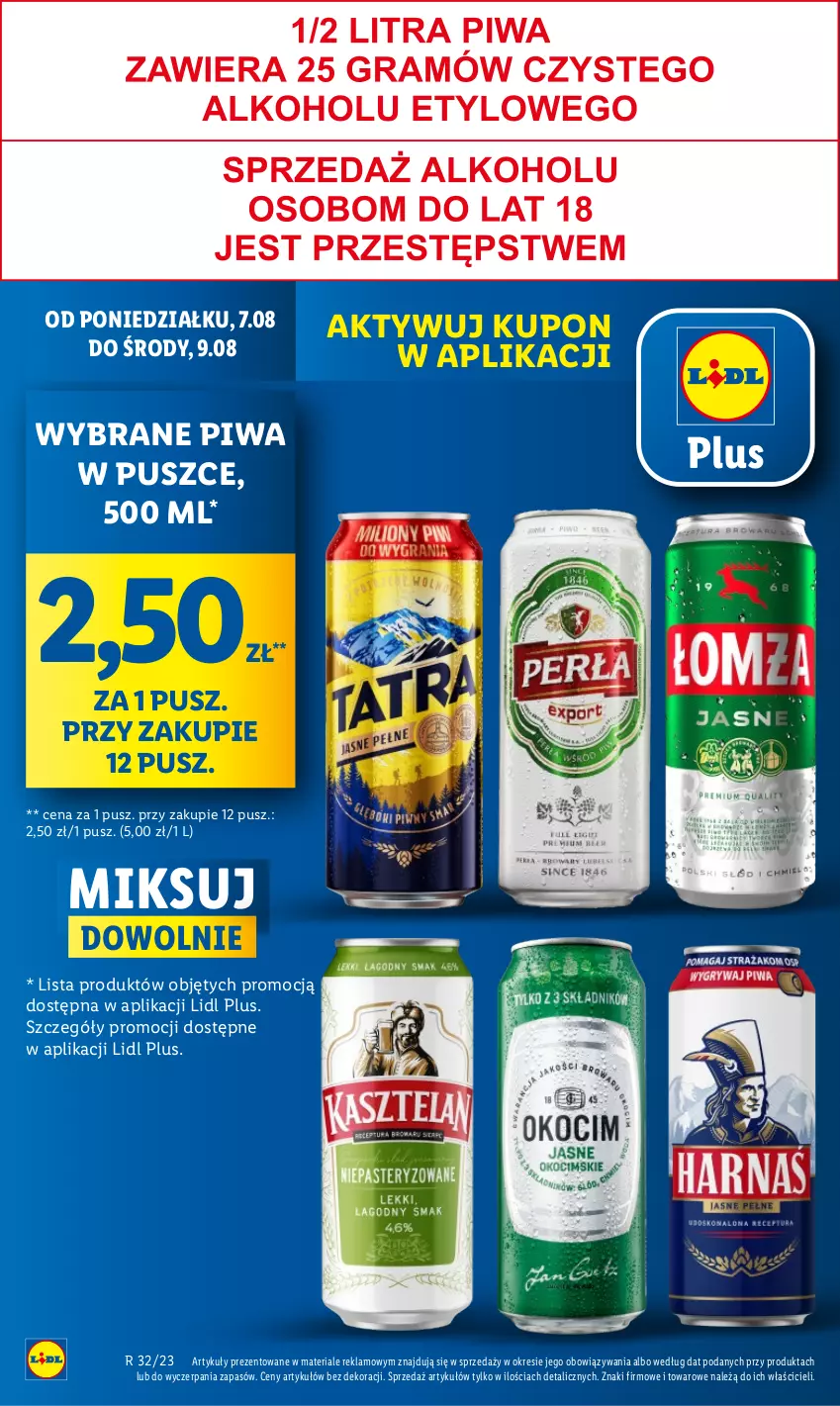 Gazetka promocyjna Lidl - GAZETKA - ważna 07.08 do 12.08.2023 - strona 18 - produkty: Piwa