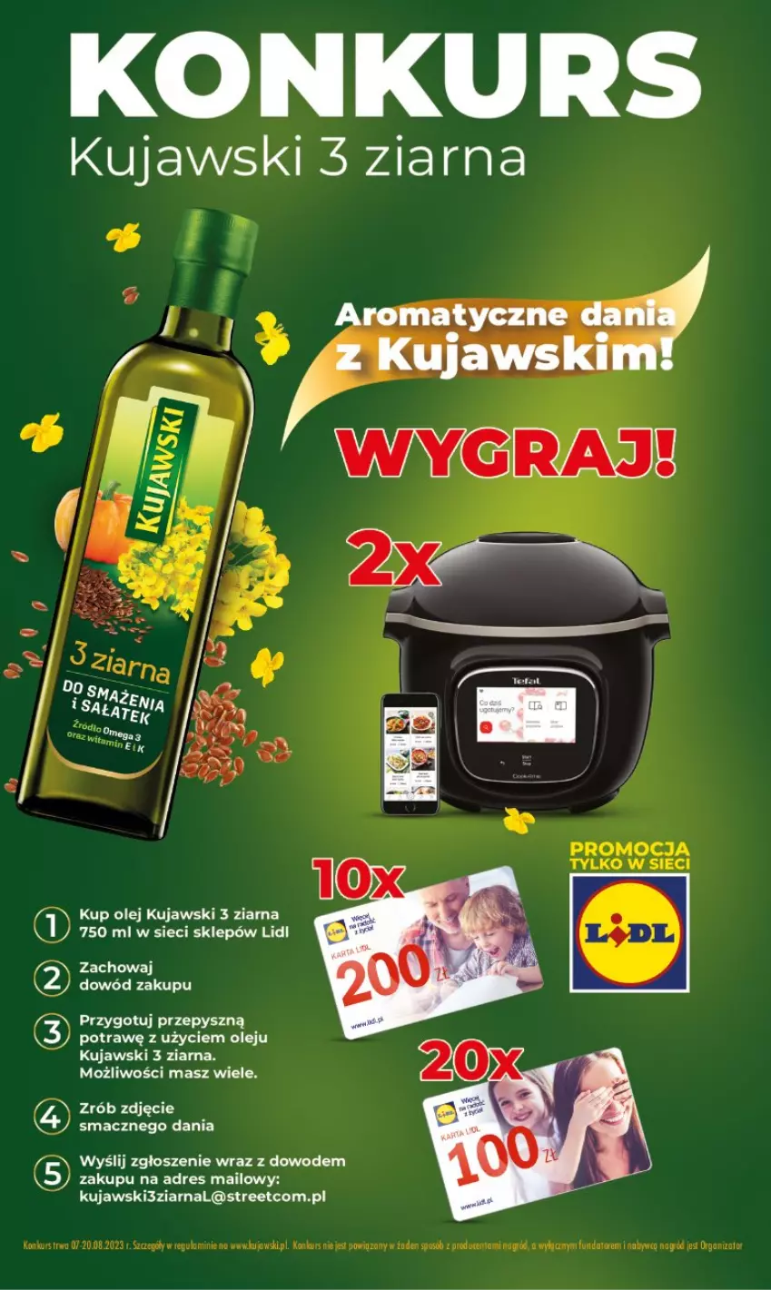 Gazetka promocyjna Lidl - GAZETKA - ważna 07.08 do 12.08.2023 - strona 54 - produkty: Dres, Kujawski, Ogród, Olej